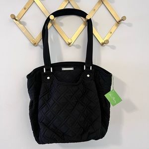 Vera Bradley Black Tote- NWT